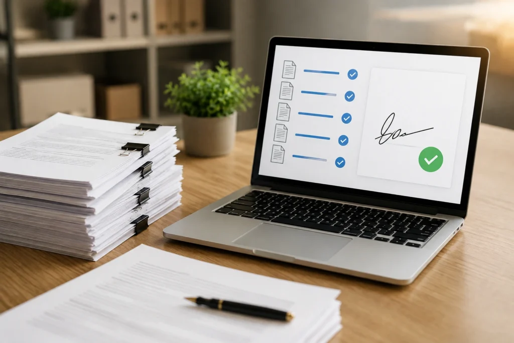 Assinatura em lote de PDFs: quando esse recurso pode facilitar a rotina