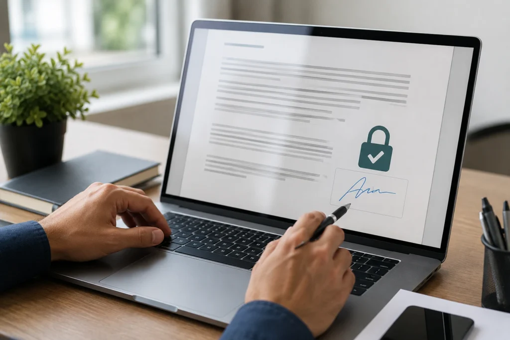Como conferir os detalhes de uma assinatura digital recebida em PDF