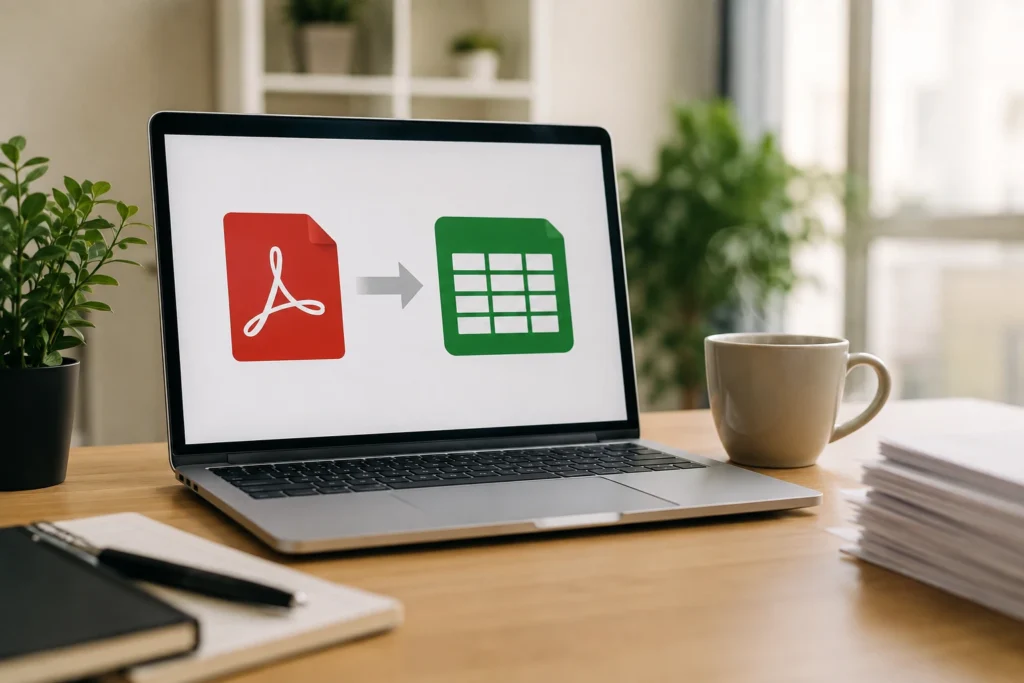 Como converter PDF em Excel sem perder tabelas