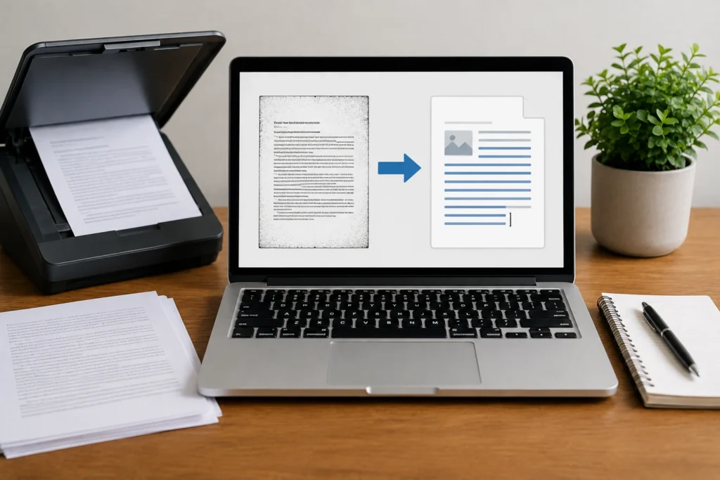 Como converter PDF escaneado em texto editável usando OCR