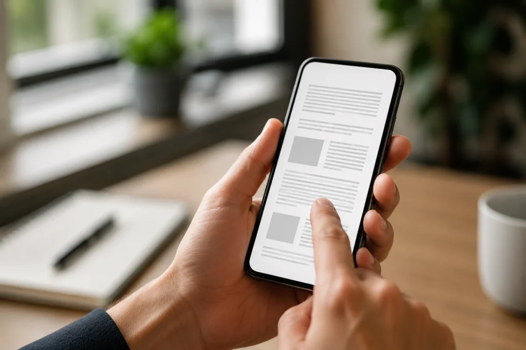 Como deixar um PDF mais fácil de ler no celular