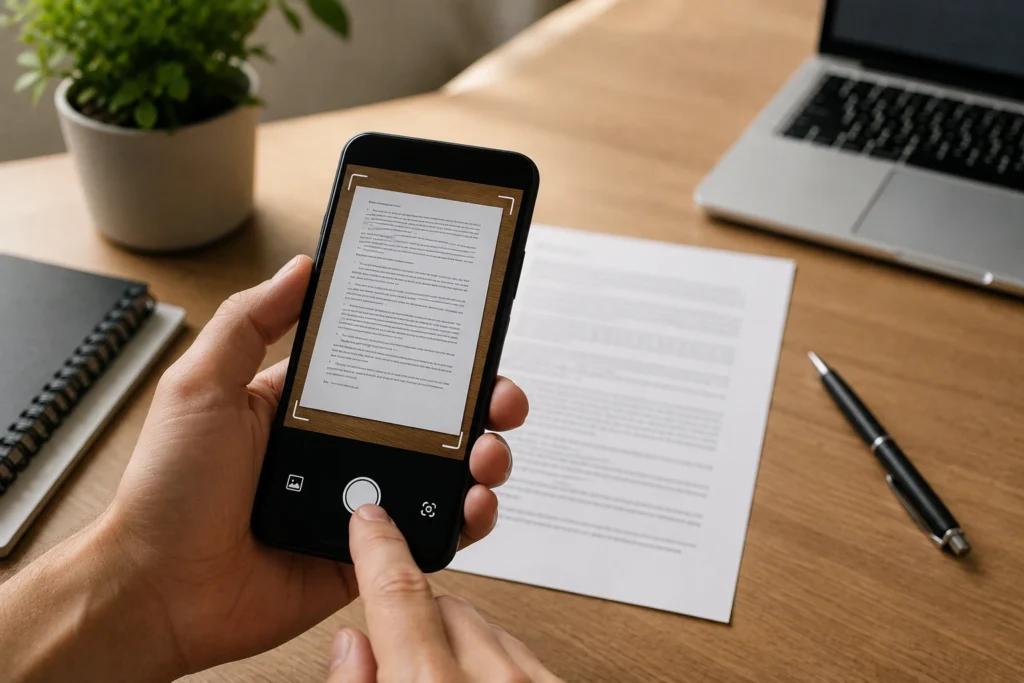 Como digitalizar documentos pelo celular com OCR