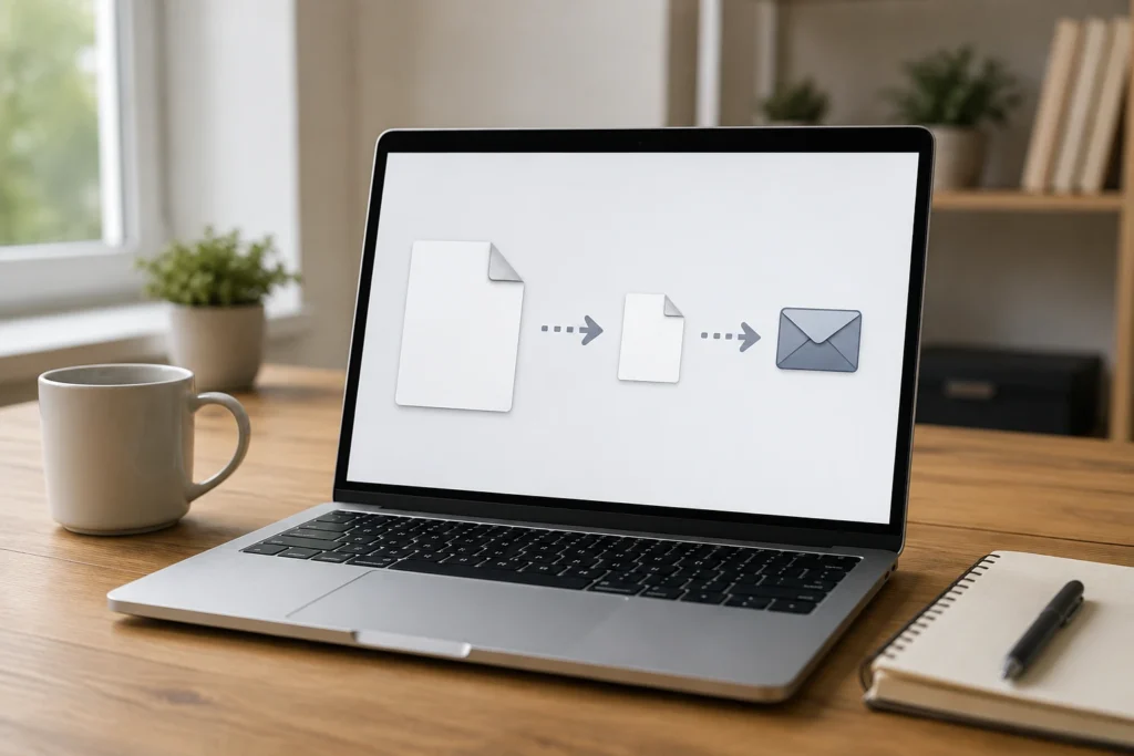 Como reduzir tamanho de PDF para envio por e-mail