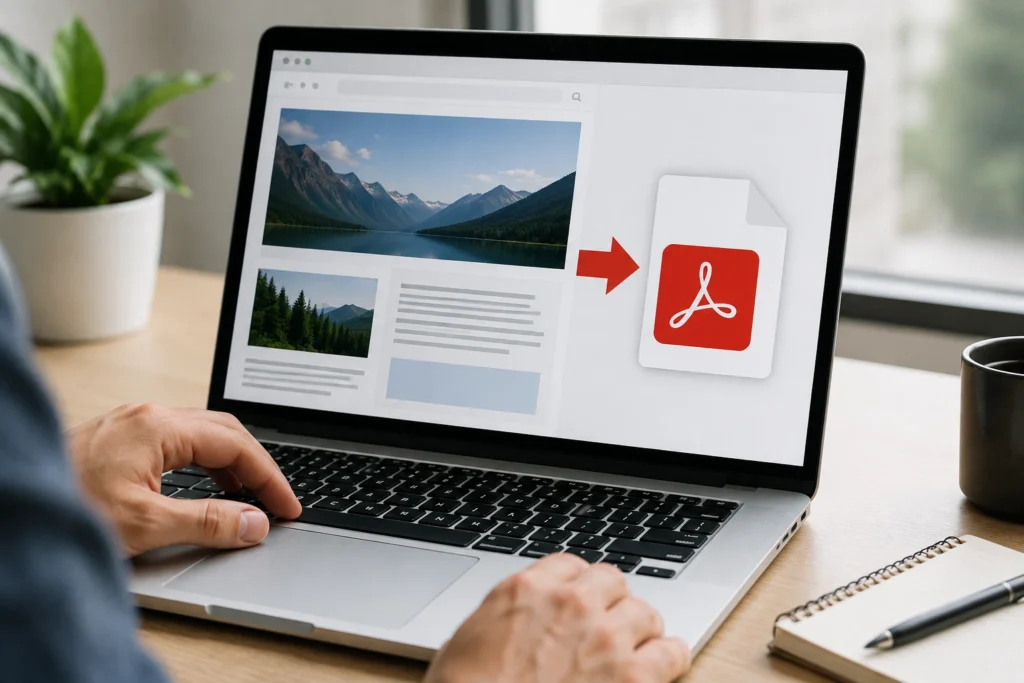 Como transformar uma página da web em PDF para consultar depois