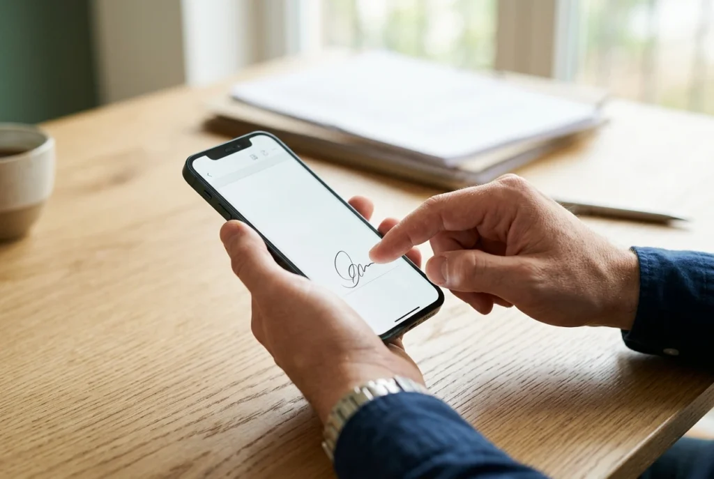 Assinatura em celular: como funciona e quais cuidados tomar ao assinar PDFs