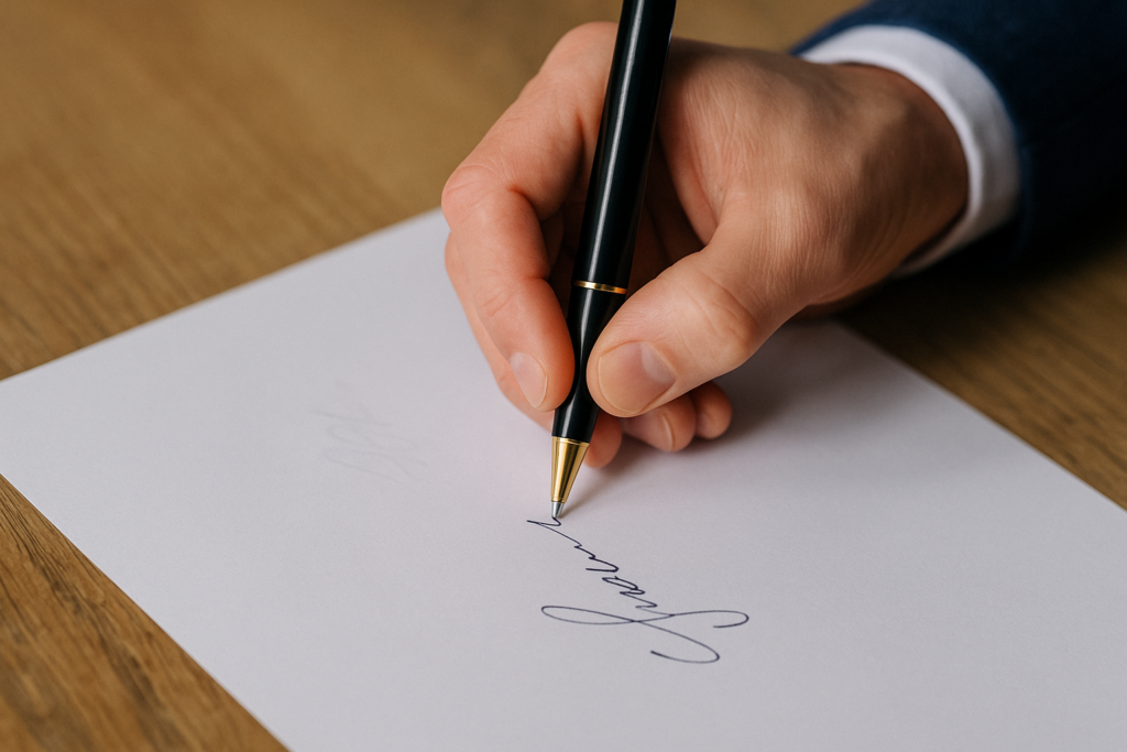Assinatura visível e invisível: um guia direto para entender o essencial