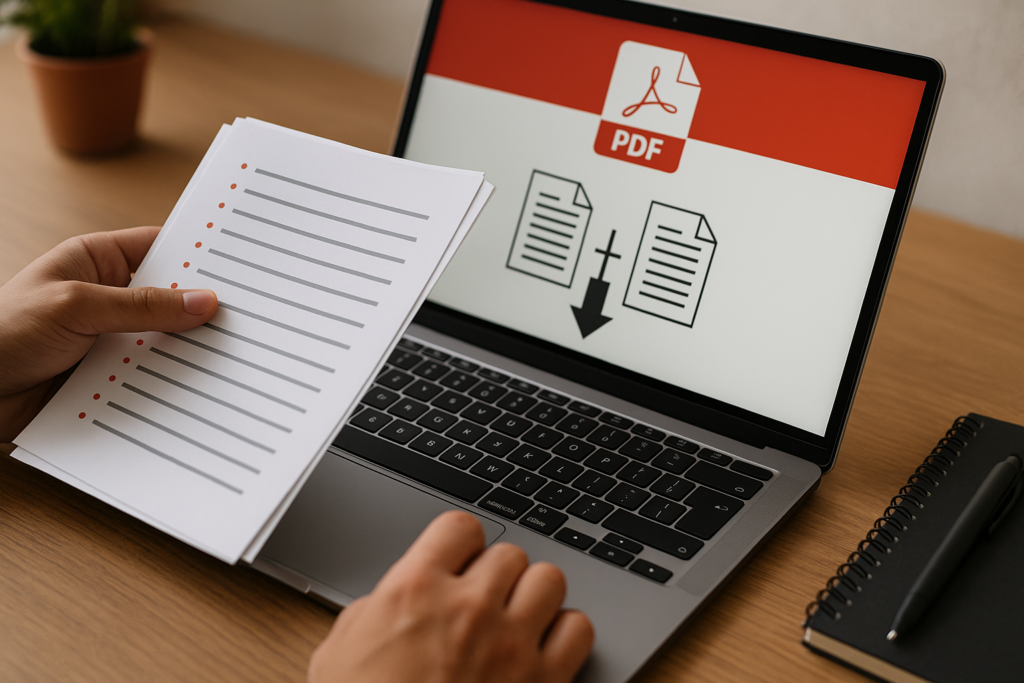 Mesclar mantendo marcadores: como fazer no PDF passo a passo